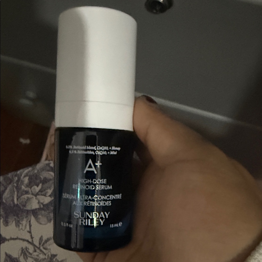 Sunday Riley A+ Retinoid Serum - Black and White